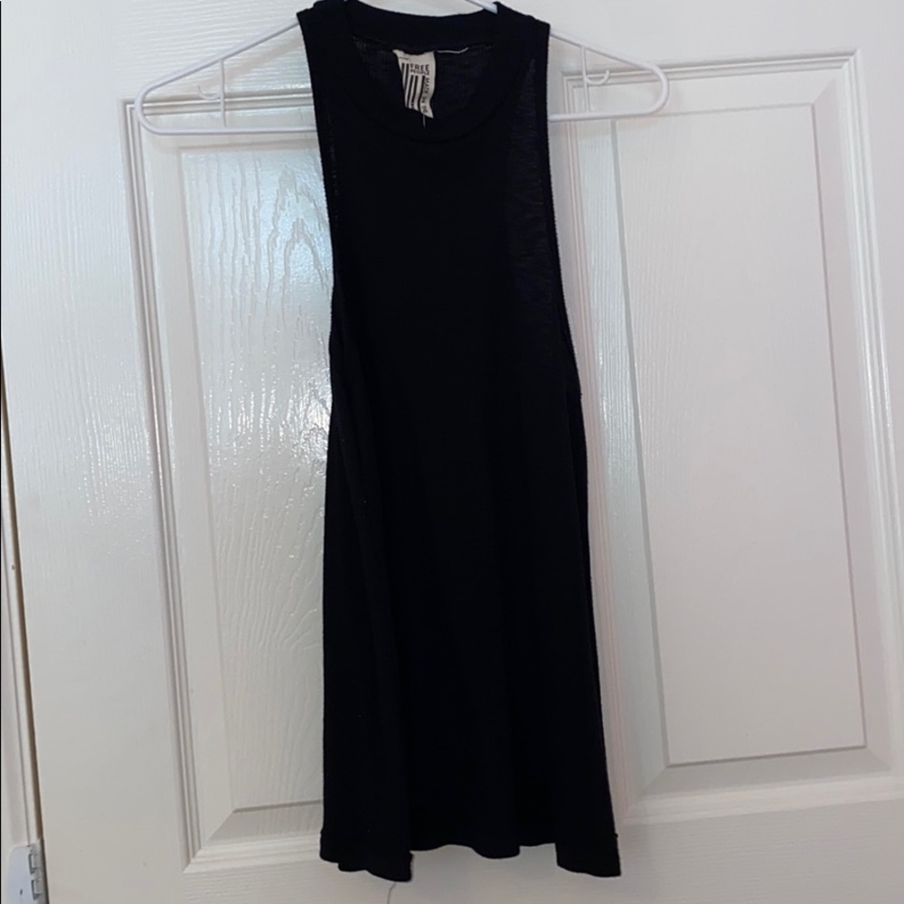 Black free people tank top